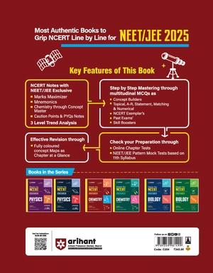 Arihant's Master The NCERT For NEET /JEE 2025 Chemistry Volume-1 | 1750+ MCQ | Revised & Amplified Edition | Line By Line NCERT Image 2