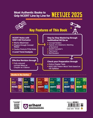 Arihant's Master The NCERT For NEET /JEE 2025 Physics Volume-1 | 2000+ MCQ | Revised & Amplified Edition | Line By Line NCERT Image 2