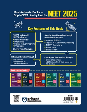 Arihant's Master The NCERT For NEET UG 2025 Biology Volume-1| 3000+ MCQ | Revised & Amplified Edition | Line By Line NCERT Image 2