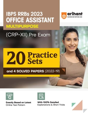 IBPS RRBs 2023 Office Assistant Multipurpose CRP-XII Pre Exam 20 Practice Sets