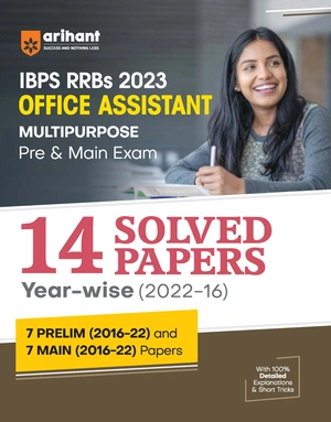 IBPS RRBs 2023 Office Assistant Multipurpose Pre & Main Exam 14 Solved Papers (2022-16)