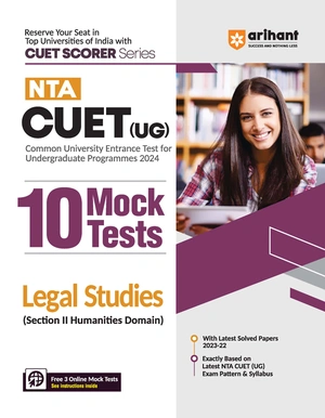 NTA CUET (UG) 10 Mocks Tests Legal Studies (Section II Humanities Domain)