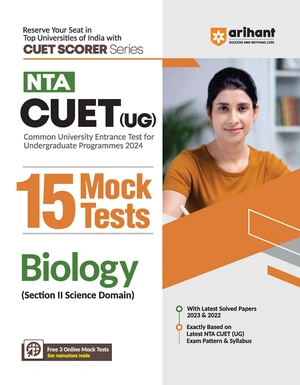 NTA CUET (UG) 15 Mock Tests Biology (Section II Science Domain)