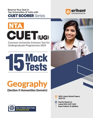 NTA CUET (UG) 15 Mock Tests Geography (Section II Humanities Domain )