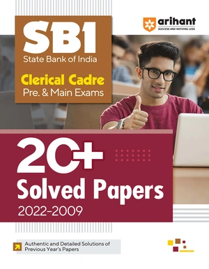 SBI Clerical Cadre Pre. & Main Exams 20+ Solved Papers (2022-2009) Image 1