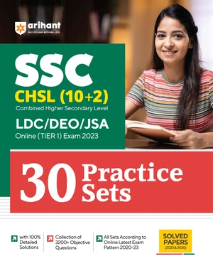 SSC CHSL (10+2) LDC/DEO/JSA Online Tier 1 Exam 2023 30 practice Sets