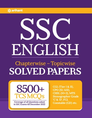 SSC English Chapterwise Topicwise Solved Papers (English)