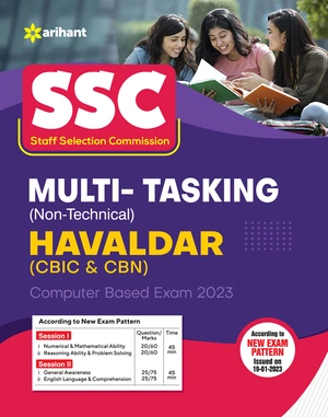 SSC Multi Tasking (Non-Technical) Havaldar (CBIC& CBN) Computer Based Exam 2023