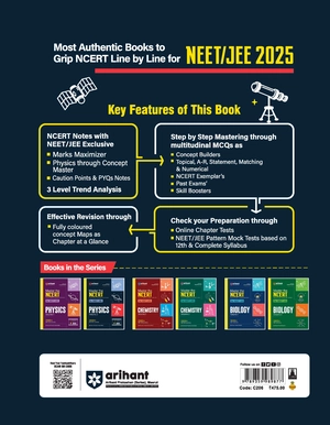 Arihant's Master The NCERT For NEET /JEE 2025 Physics Volume-2 | 2000+ MCQ | Revised & Amplified Edition | Line By Line NCERT Image 2