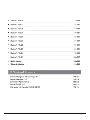 SSC CHSL (TIER I) Exam 2025 | Ranker's File - 25 Super Mock Tests, 12 Sectional Boosters Image 4