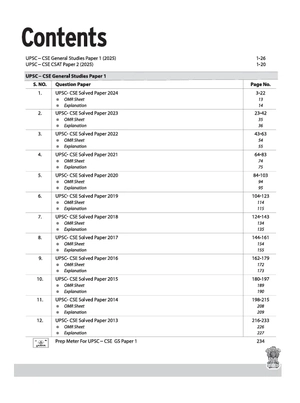 UPSC CSE IAS Pre Exam 13 Year Yearwise - Topicwise Solved (2025 - 2013) | General Studies & CSAT | English Medium Image 3