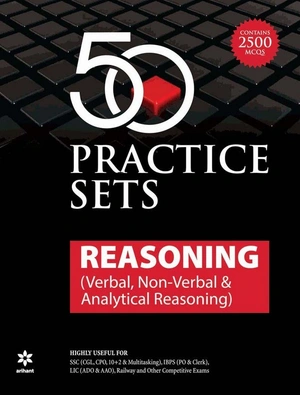 50 Practice Sets Reasoning ( Verbal., Non Verbal & Analytical Reasoning ) Image 1