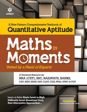 A New Pattern Comprehensive Textbook of Quantative Aptitude Maths in Moments Vetted by a Panel of Experts Image 1