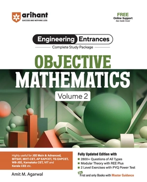 Complete Study Package Objective Mathematics (Vol. 2) for JEE and All Engineering Entrances | 2800+ Questions of All Types | Amit M. Agarwal
