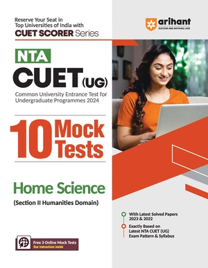 NTA CUET (UG) 10 Mocks Tests Home Science (Section II Humanities Domain) Image 1