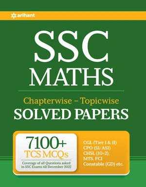 SSC MATHS Chapterwise-Topicwise Solved Papers Image 1